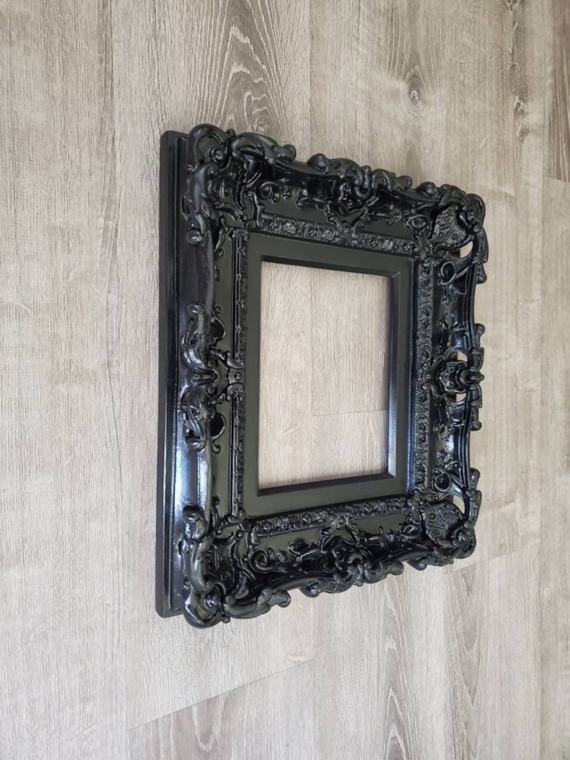 8x10 Black Frame Baroque Wall Picture Frame Art Frames Etsy