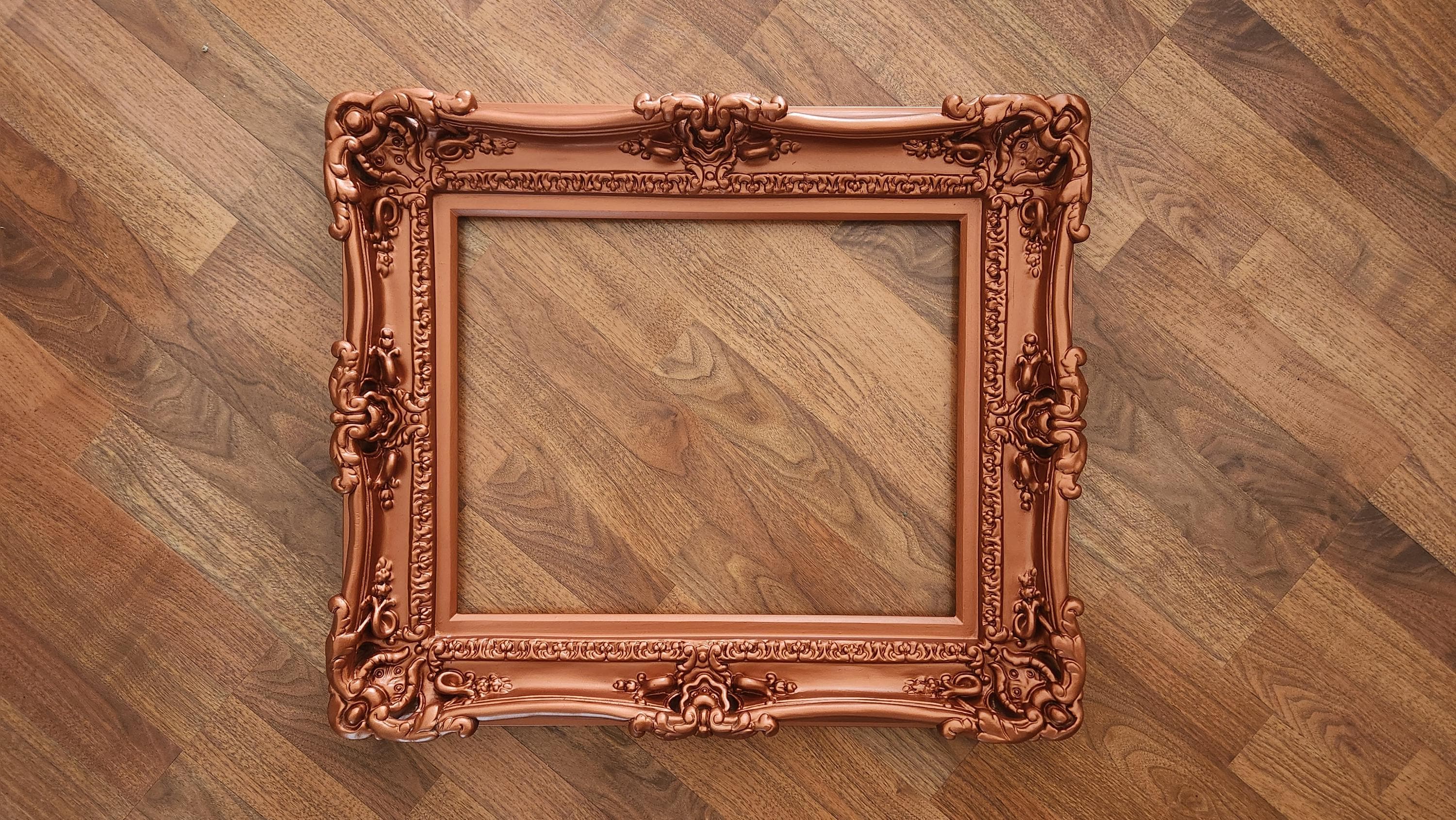 20x24 Copper Ornate Baroque Picture Frame: Victorian Wedding Decor
