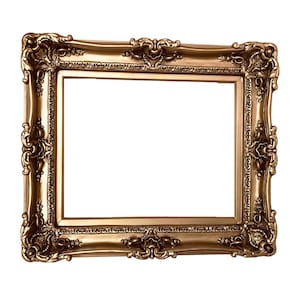 Handmade Vintage Bronze Picture Frame: 11x14 French Baroque Style