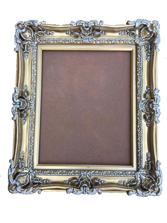 16x20 Gold Photo Frame, Decorative Baroque Fancy Picture Frame, Canvas,  Painting, Artwork Print Ideas, Wedding Frame, French Photography 