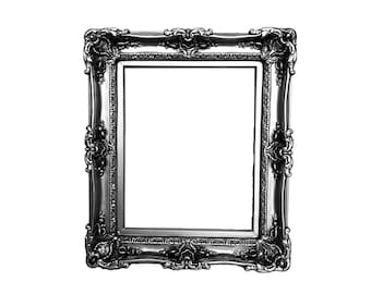 16x20 Vintage Silver Picture Frame: Ornate Baroque Wall Decor