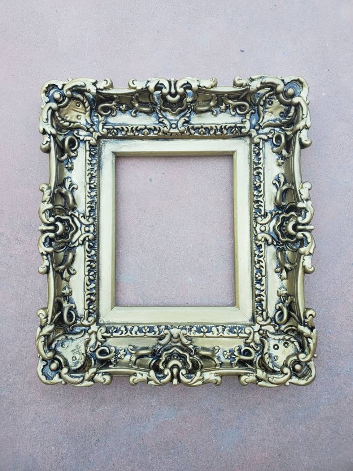8x10 Vintage Gold Frame Baroque Style Picture Art Frames Etsy