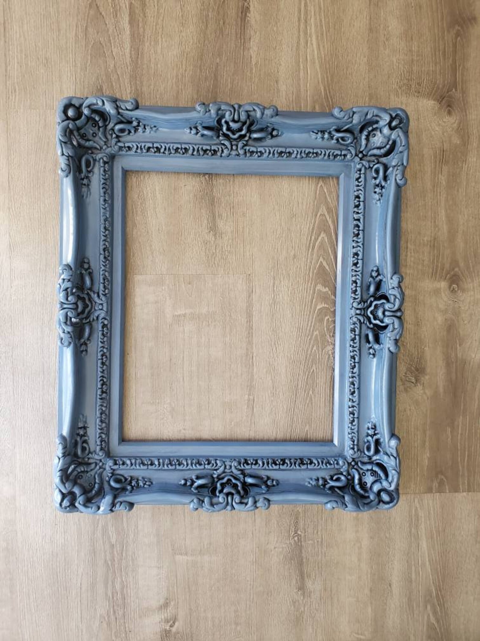 20x24 Vintage Baby Blue Picture Frame Baroque Ornate Frame as Etsy