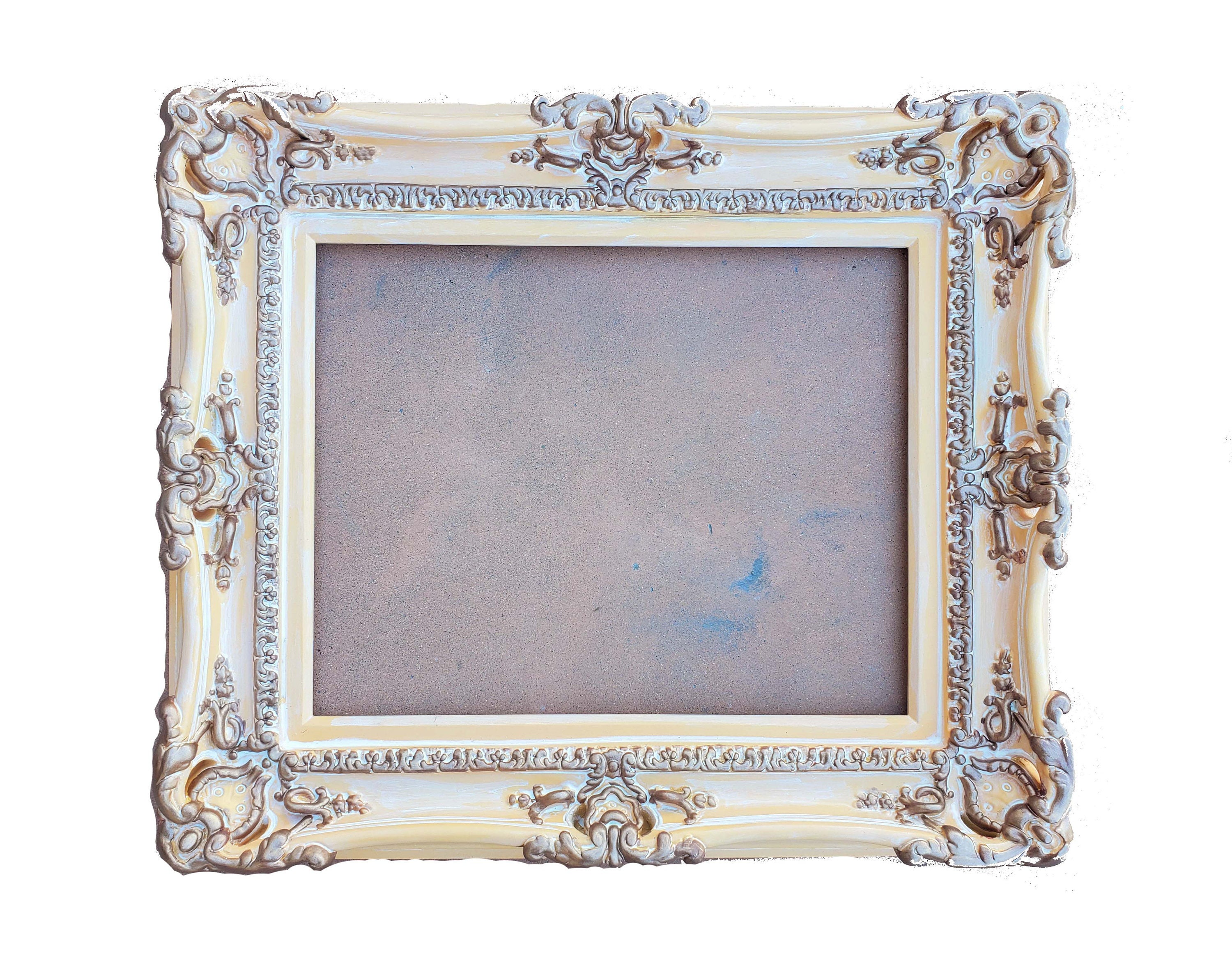 Antique 16 X 20 White Frame, Vintage 16x20 Ornate Picture Frame, Wall  Gallery Frame, Wedding Frame, Frame for Chalkboard, Frame for Mirror 