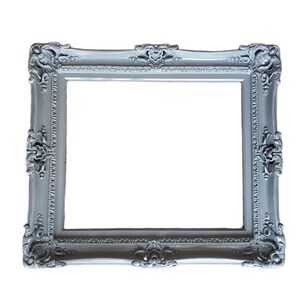 20x24 Ornate Gray Baroque Picture Frame: Colonial Shabby Chic Decor