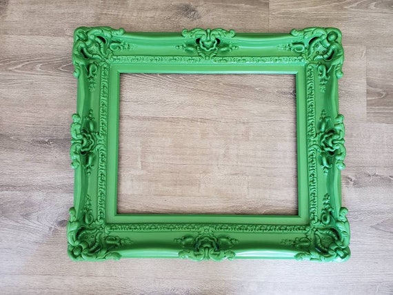 16x20 Baroque Ornate Green Picture Frames, Canvas, Art Print, Wall