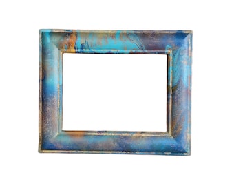 Colorful Hydro Dipped Picture Frame: 12x16 Soft Finish
