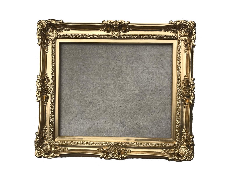 20x24 Gold Frames, Large Ornate Baroque Picture Frame, Classic Victorian Photo Frame, Wedding Frame, Framing Painting Artwork Home Ideas image 1