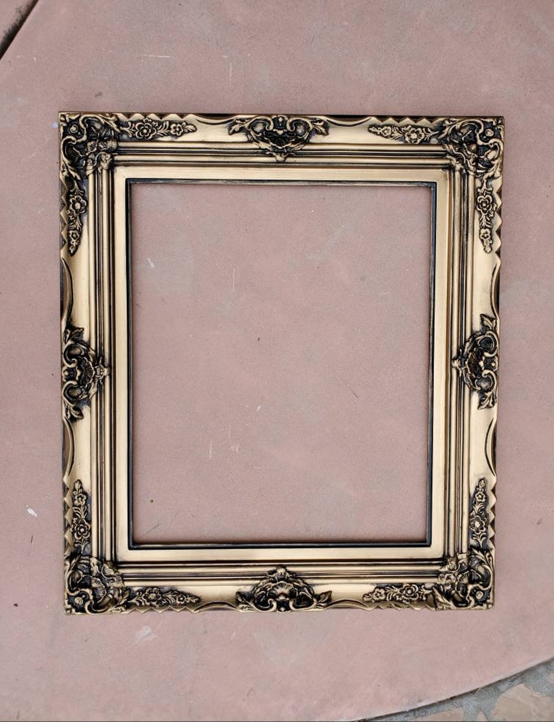 20x24 Ornate Vintage Gold Picture Frames Baroque Frame for Etsy