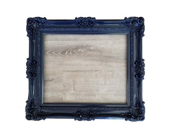 16x20 Midnight Blue Picture Frames, Shabby Chic Canvas Frame, Baroque  Decorative French Frame, Ornate Wall Mirror, Wedding Gift Ideas -   Norway