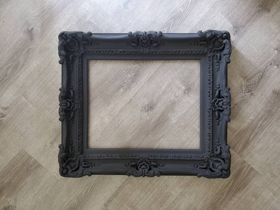 16x20 Matte Black Picture Frames, Shabby Chic Canvas Frame