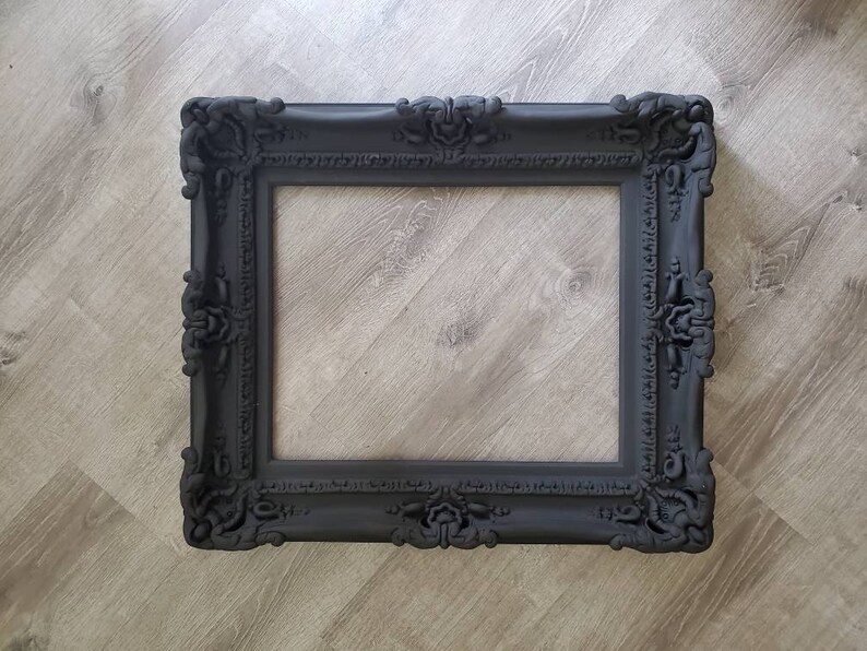16x20 Matte Black Picture Frames Shabby Chic Canvas Frame Etsy Norway