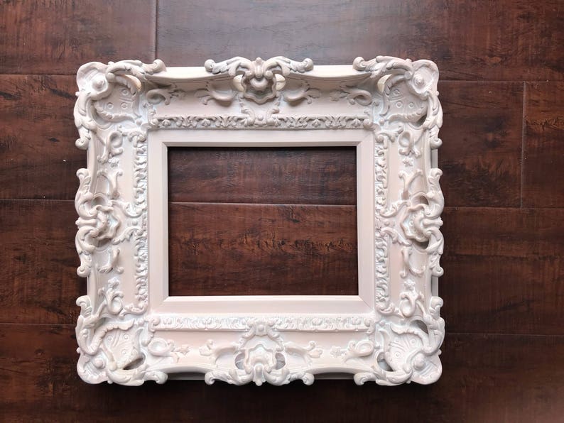 8x10 Shabby Chic Frame Baroque Frame Wedding Frames Picture Etsy