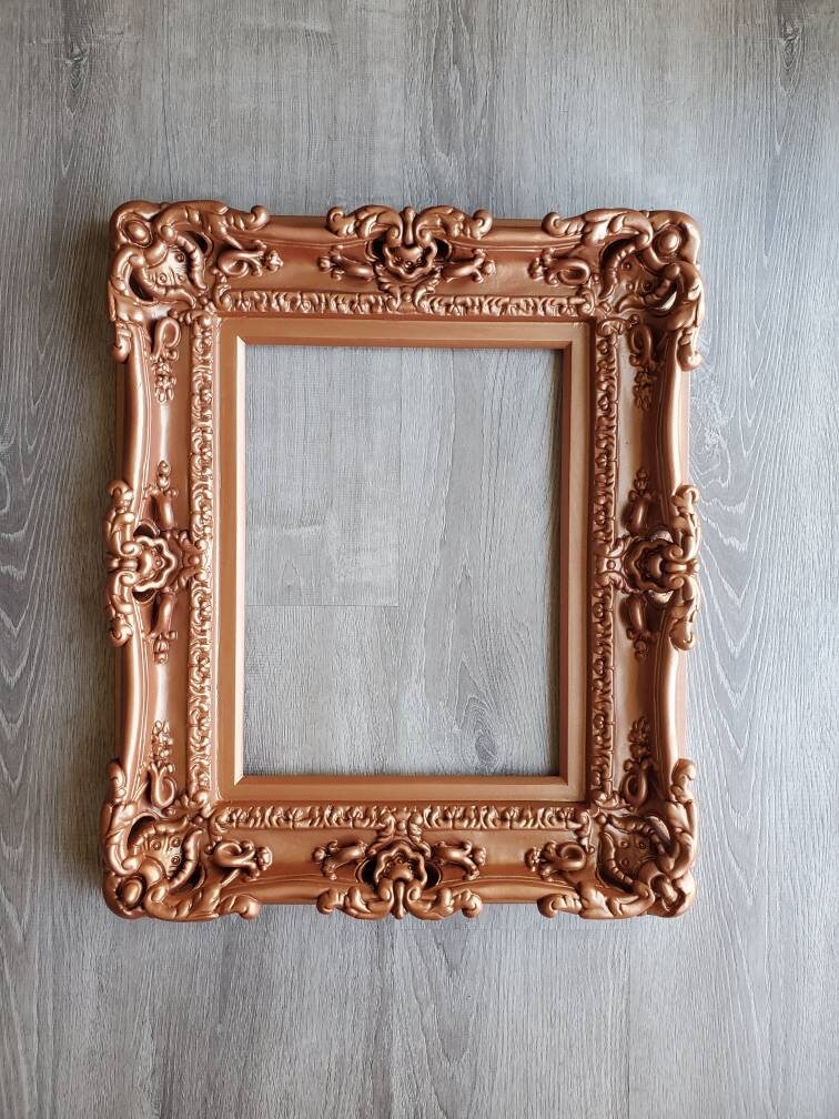West Frames Bella French Ornate Embossed Wood Framed Leaner Floor