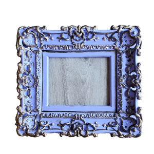 8x10 Baroque Picture Frame: Purple Lavender with Bronze Accent