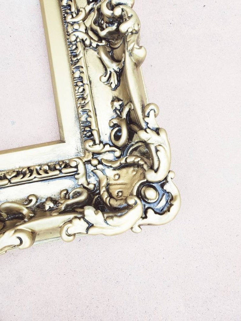 8x10 Antique Gold Picture Frame Baroque Style Art Frames Etsy
