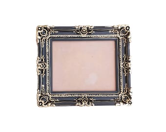 16x20 Matte Black Ornate Picture Frame: Victorian Baroque Style