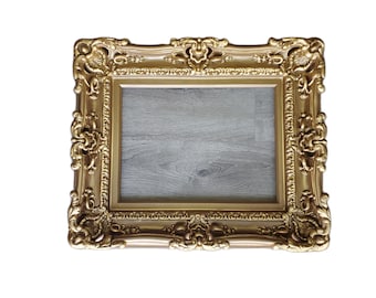 12x16 Brown Baroque Picture Frame: Ornate Wedding Photo Frame