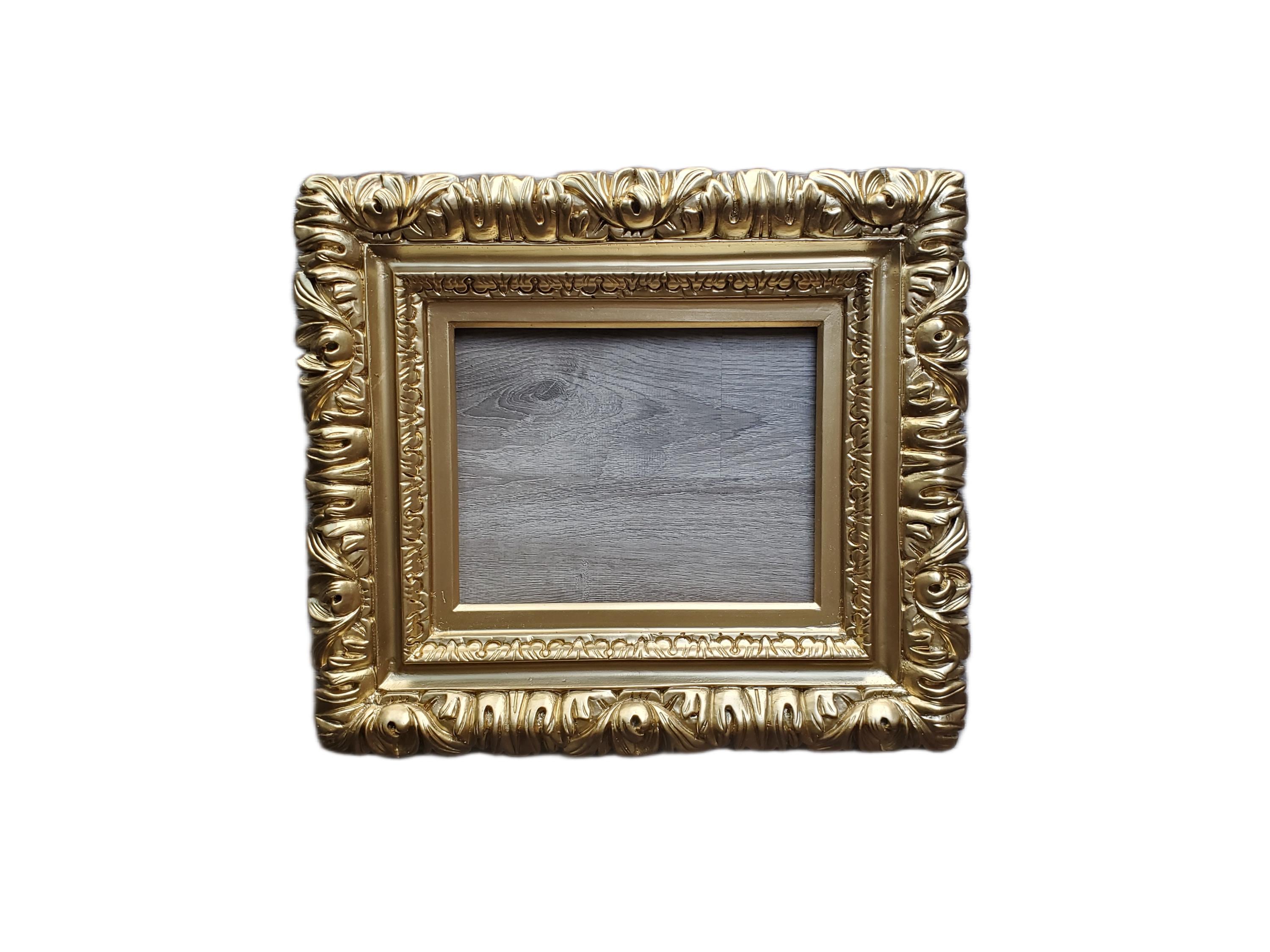 11x14 Gold Ornate Picture Frame: Handmade Victorian Baroque Wall
