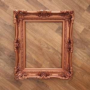20x24 Copper Ornate Baroque Picture Frame: Victorian Wedding Decor