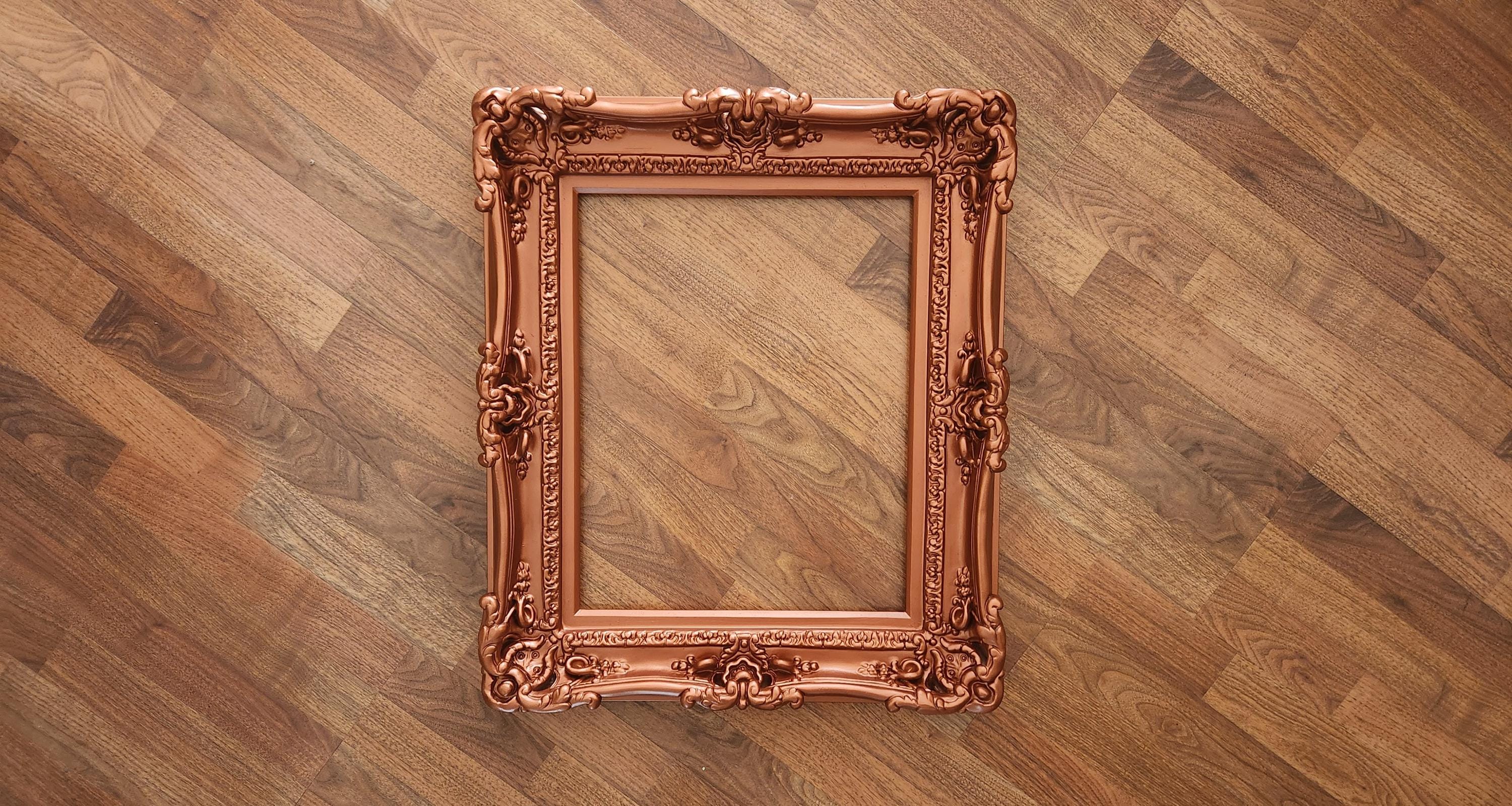 20x24 Copper Ornate Baroque Picture Frame: Victorian Wedding Decor