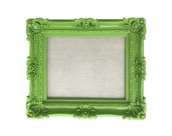 16x20 Ornate Green Picture Frame: Shabby Chic Baroque Art Frame