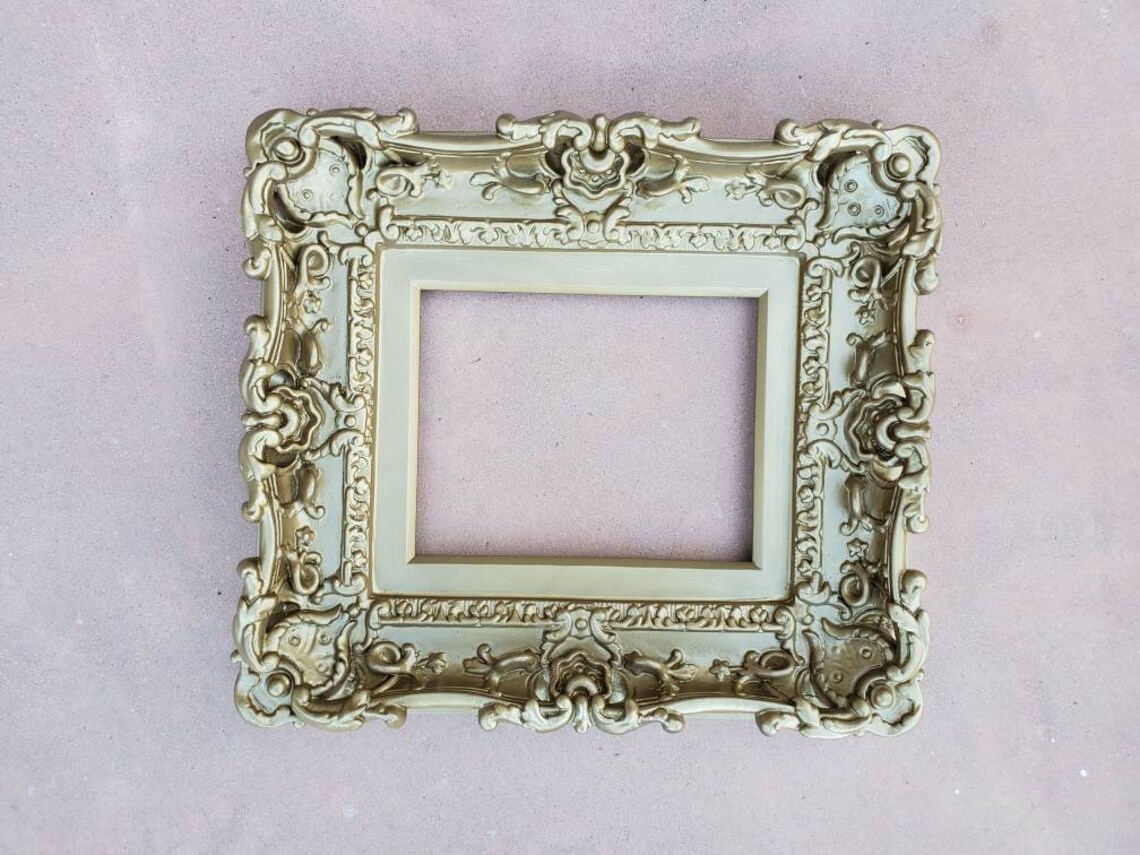 8x10 Baroque Picture Frame Art Frames Wall Ornate Frames Etsy