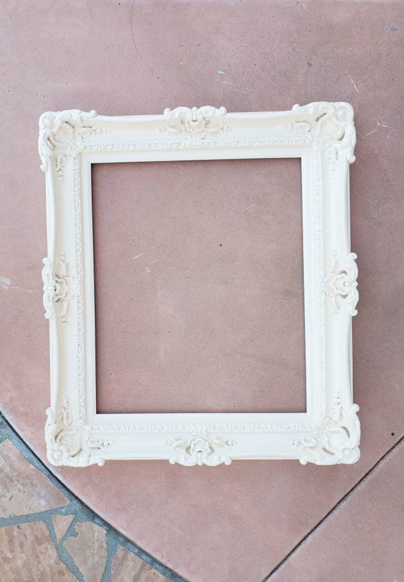 Mirror Large Wall Picture Frames 16x20 Ivory Shabby Frame Canvas Decorative French Frame Home Decor Ornate Wall Frames For Art Print Frames Craft Supplies Tools Delage Com Br