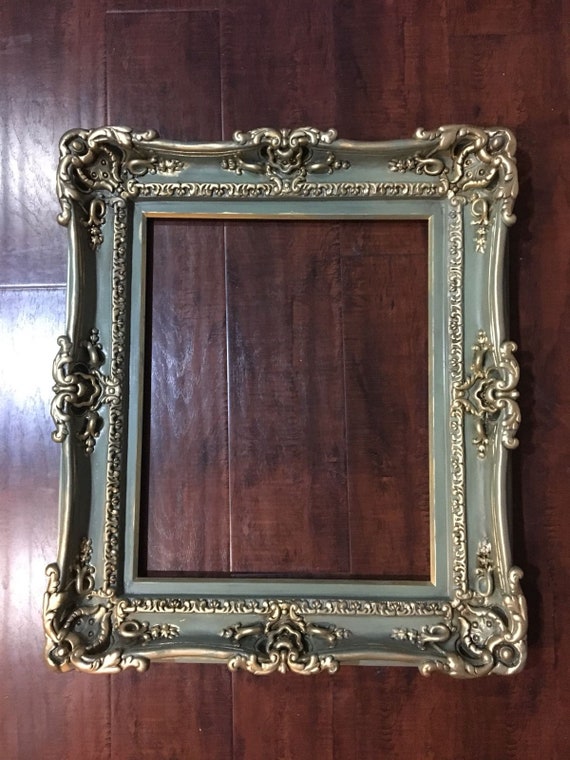 12x16 French Shabby Chic Picture Frame Baroque Distressed Vintage