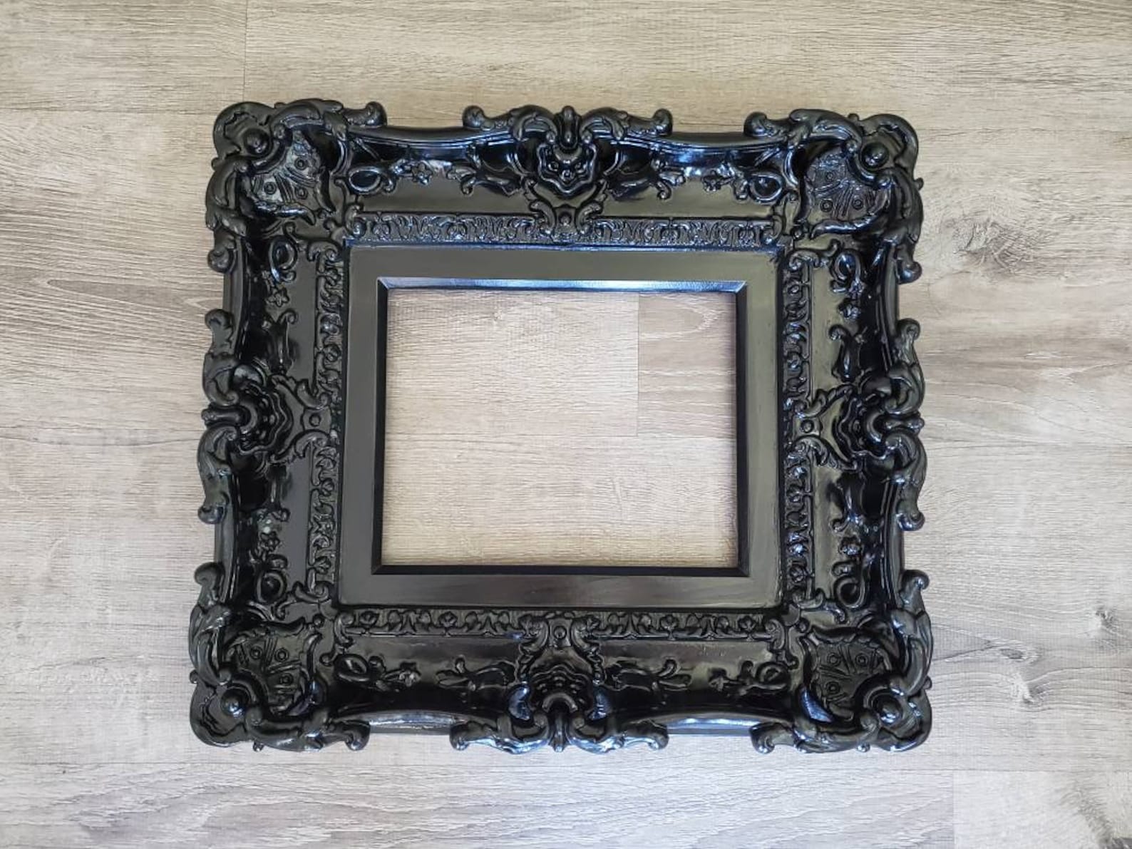 8x10 Black Frame Baroque Wall Picture Frame Art Frames Etsy
