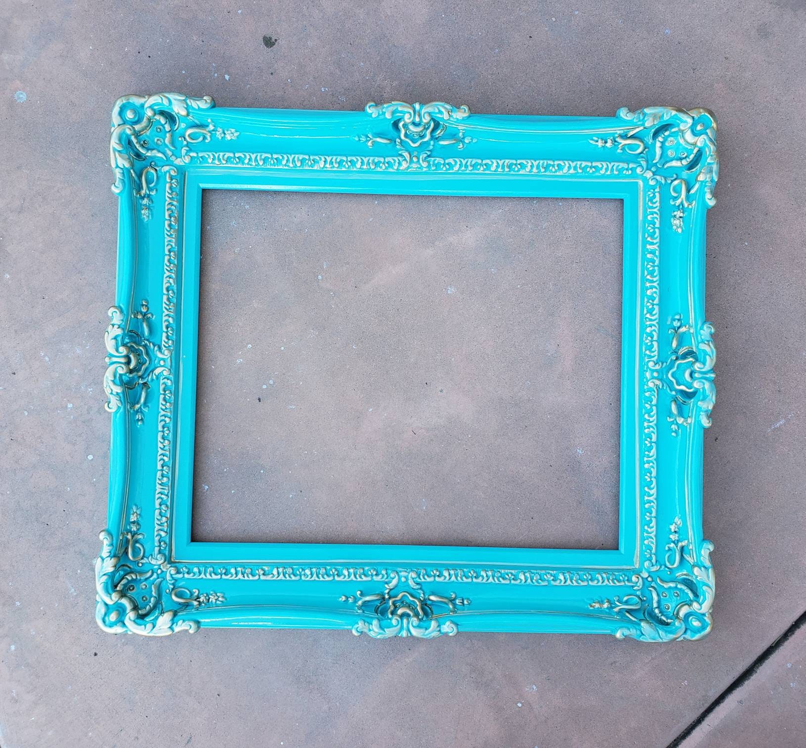 8x10 Pink Frames, Baroque Ornate Wall Style Girls Picture Frames