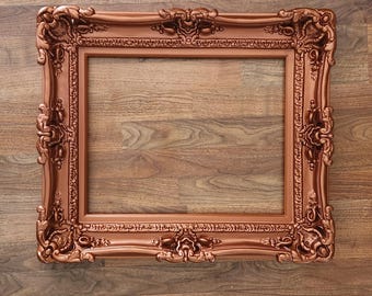 20x24 Copper Ornate Baroque Picture Frame: Victorian Wedding Decor