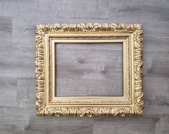 Handmade Gold Ornate Baroque Frame: 20x24 Picture Frame