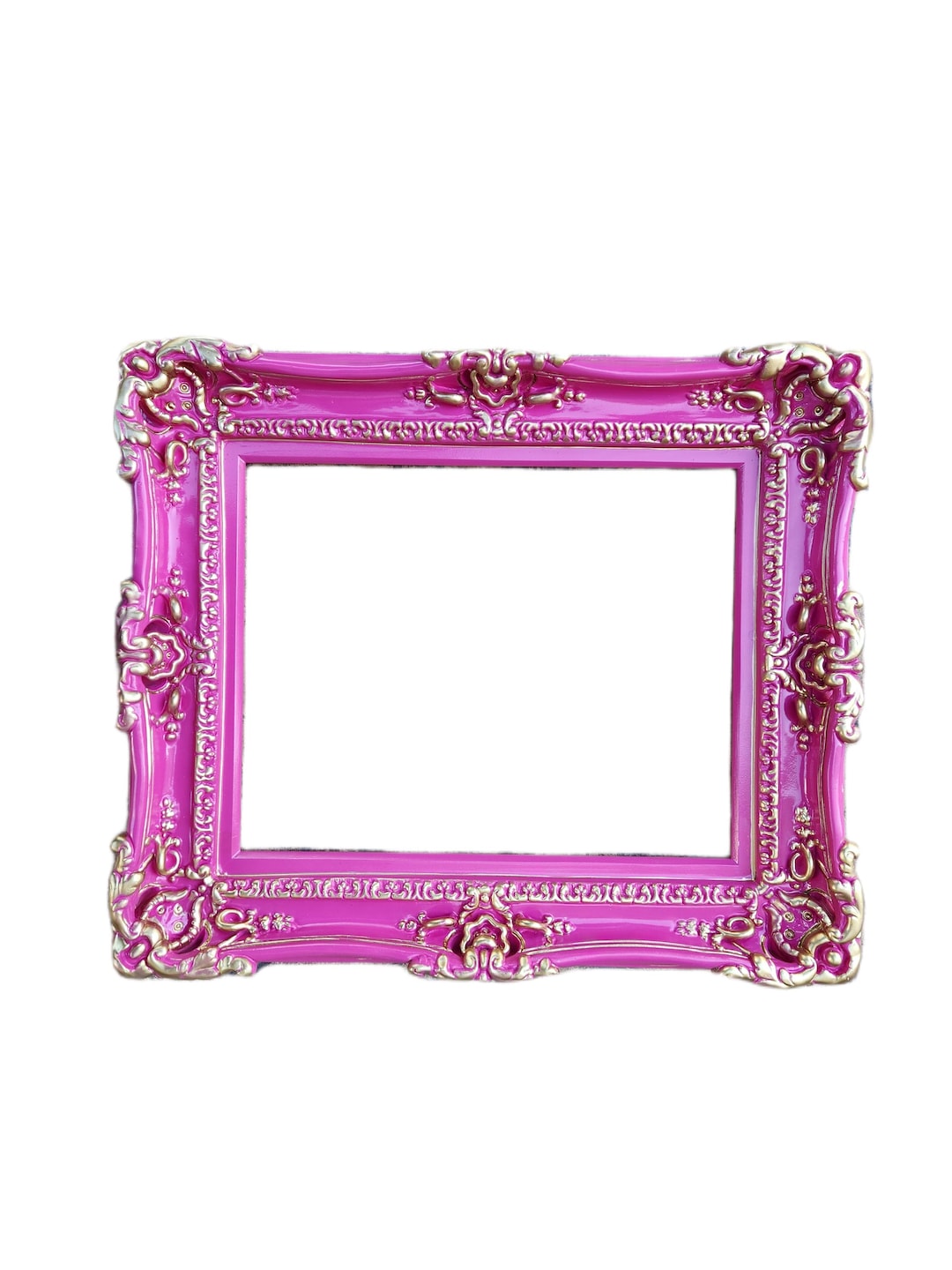 16x20 Pink Ornate Picture Frame: Shabby Chic Baroque Wall Decor - Etsy