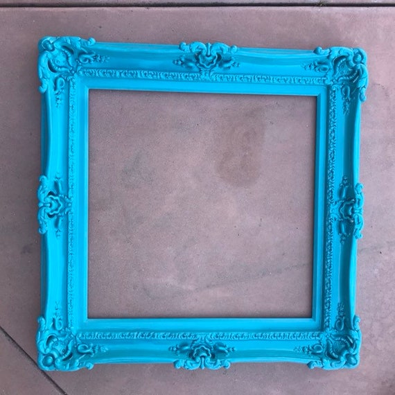 20x24 Blue Frames Baroque Frame For Art Paint On Canvas Ornate Wall Mirror Large Picture Wedding Gift