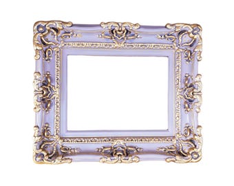 11x14 Lavender Picture Frame: Baroque Gold Accent Photo Frame