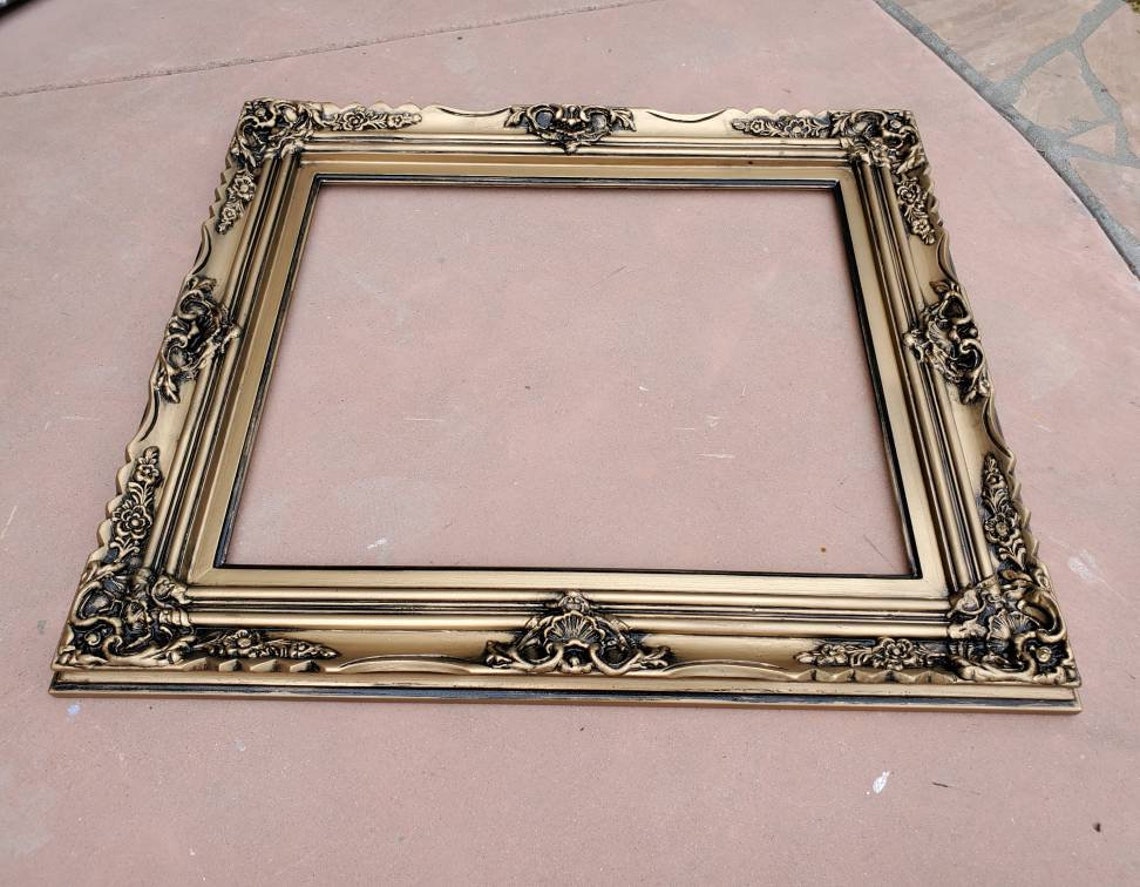 20x24 Ornate Vintage Gold Picture Frames Baroque Frame for Etsy