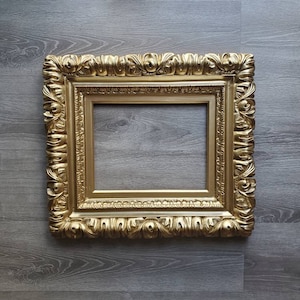 12x16 Gold Picture Frame, Ornate Frame, Wall Baroque Frame, Wedding Gift, Victorian Frame, Photography, Different Sizes, Classic Frame