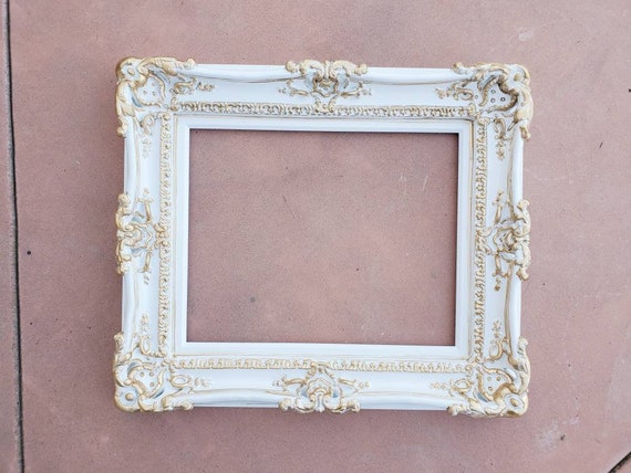 16x20 Wedding Frame With Gold Accent, Baroque Mirror, Shabby Chic Frame for  Canvas or Art Paint, Large Pictures Frames 