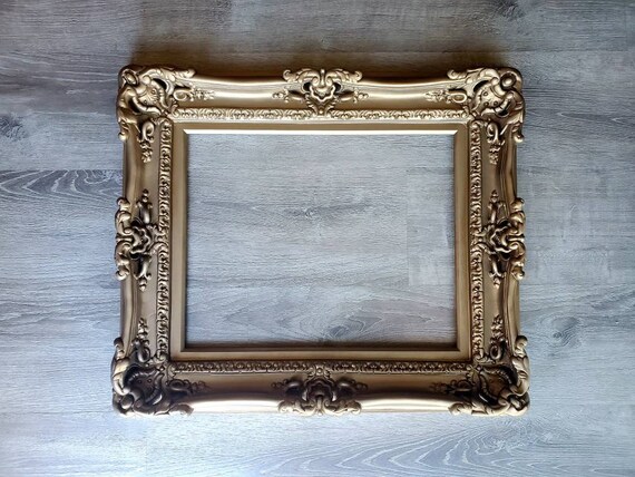 20x24 Gray Frames, Original Ornate Frames for Canvas, Art Print, 16x20