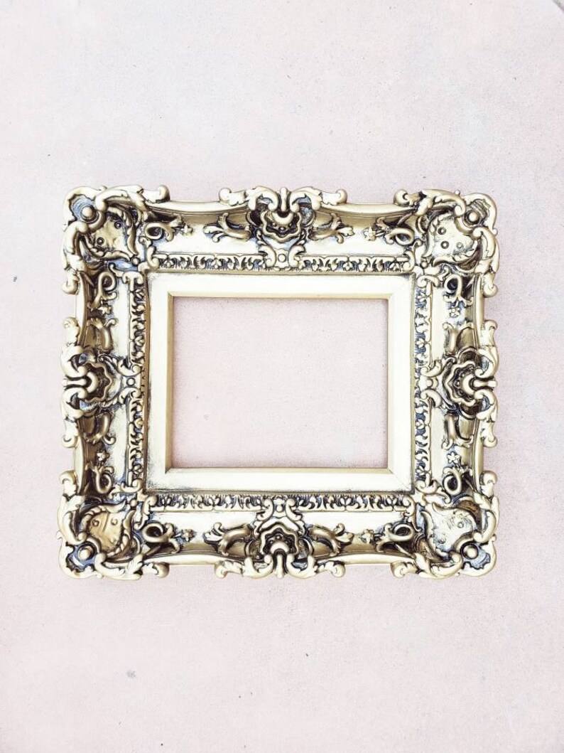 8x10 Vintage Bronze Frame Baroque Style Picture Art Frames Etsy