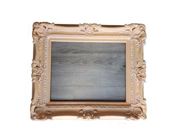 16x20 Matte Rose Ornate Picture Frame, Wall Baroque Frame for