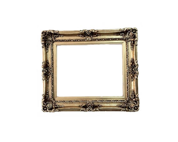 Vintage XL Wooden Gold and Silver Mirror, Mirror With