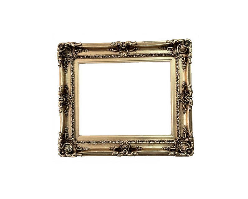 12x16 Vintage Gold Picture Frame Decorative Baroque Mirror Etsy