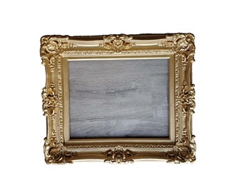16x20 Matte Gold Baroque Picture Frame: Ornate Wedding Photo Display