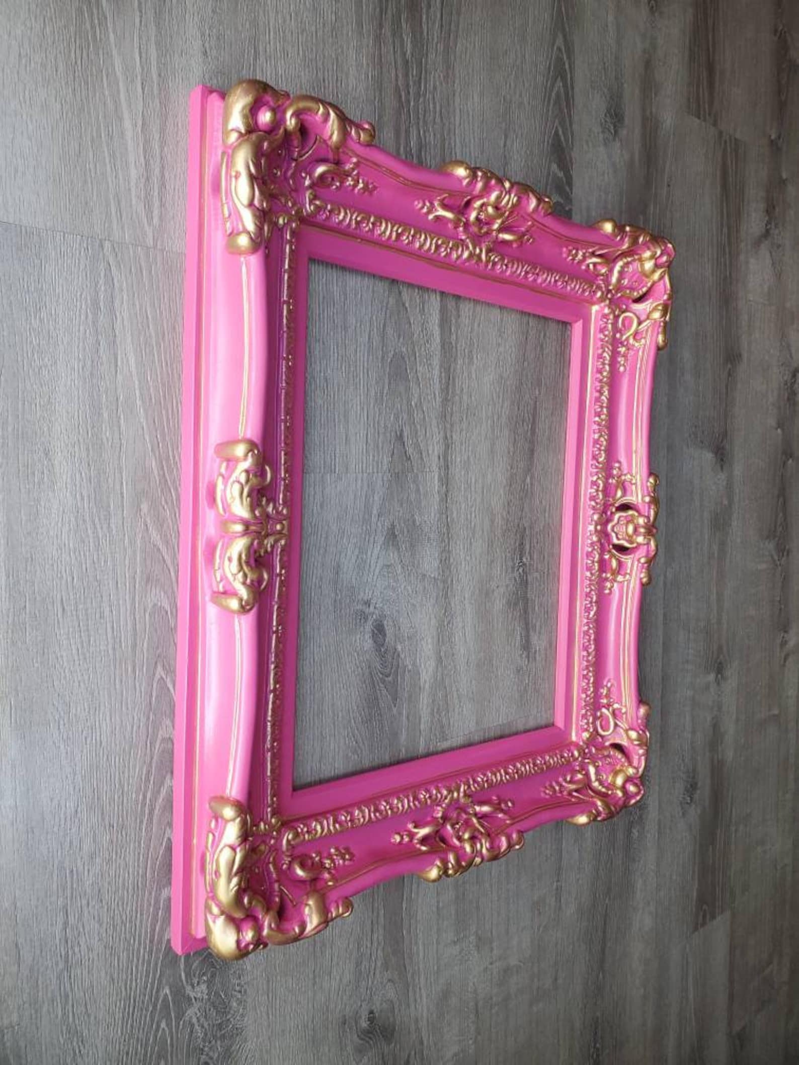 20x24 Hot Pink Picture Frame Wall Photography Baroque Frame Etsy