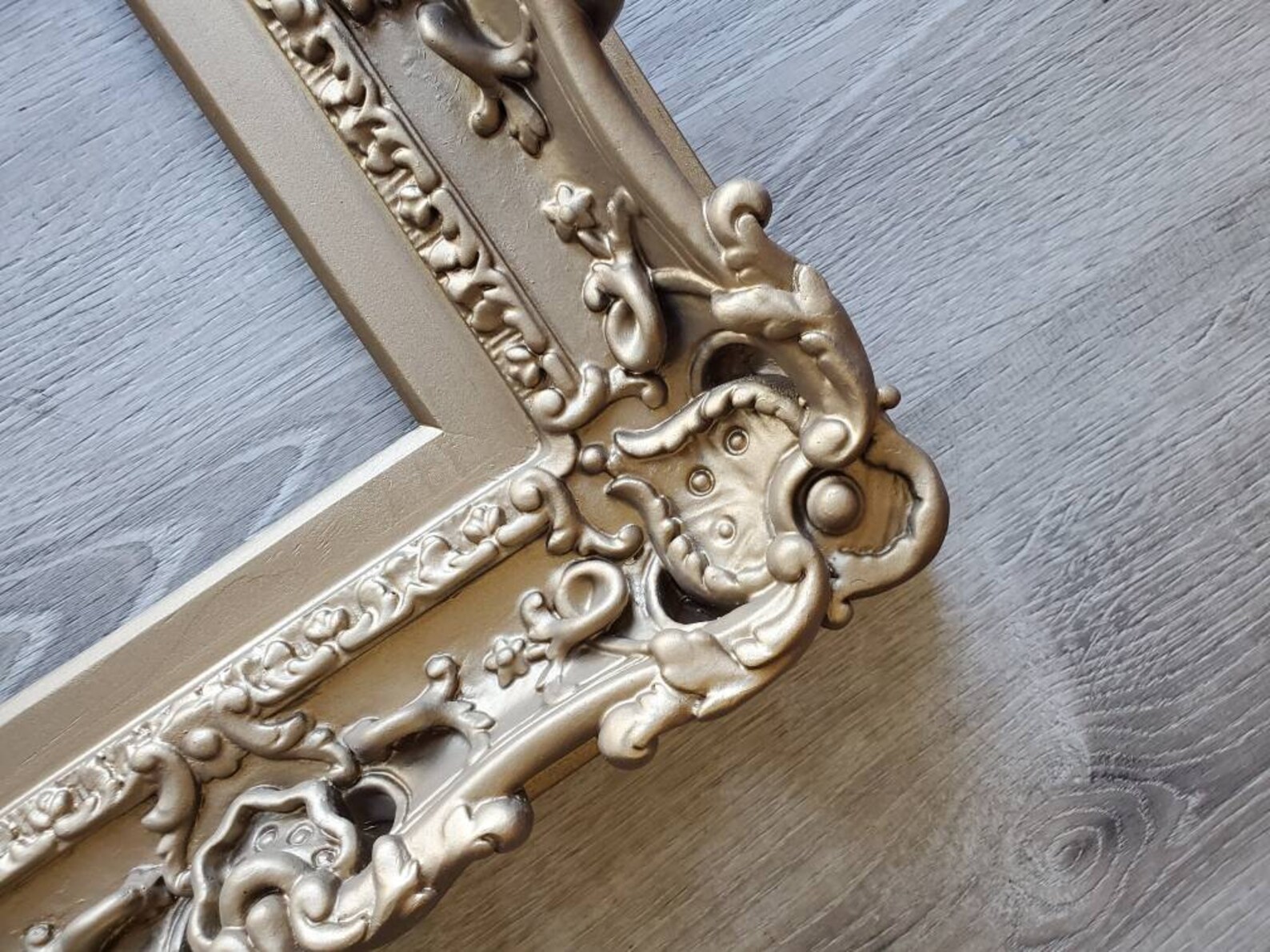 8x10 Bronze Ornate Baroque Frame Small Picture Frame Art Etsy