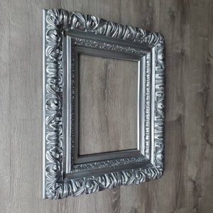 Different Sizes, Silver Ornate Wall Baroque Frame, Frames for Canvas, Print, Photography, Picture, Art, Birthday Gifts, Home Décor