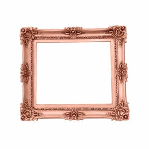 20x24 Handmade Ornate Baroque Picture Frame: Vintage Peach