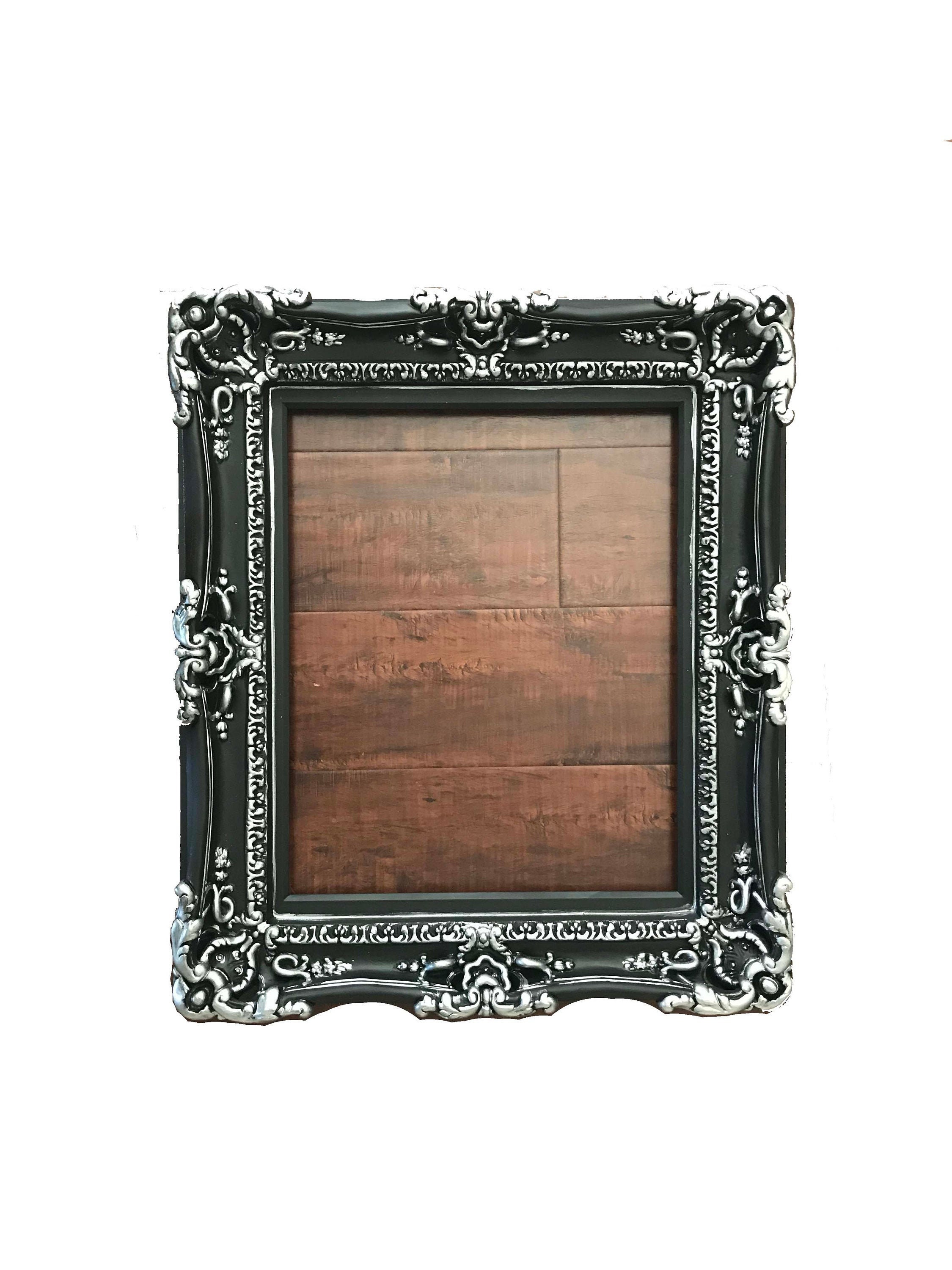 16x20 Matte Black Picture Frames, Shabby Chic Canvas Frame